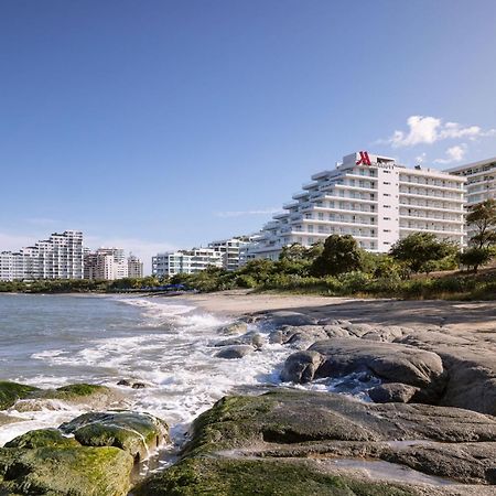 睡眠海滩圣玛尔塔万豪度假村 外观 照片 The hotel from the beach