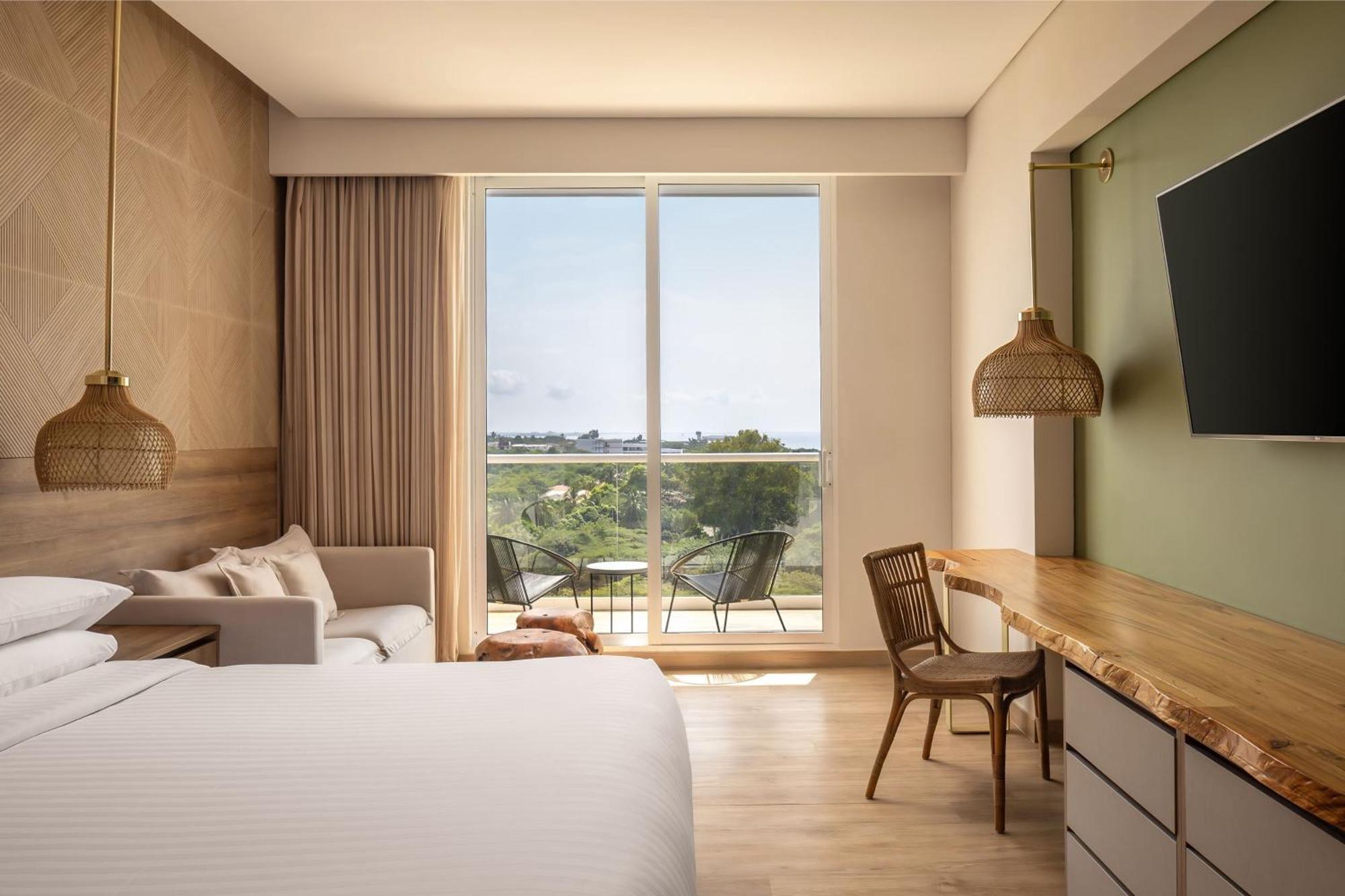 睡眠海滩圣玛尔塔万豪度假村 外观 照片 A room at the hotel